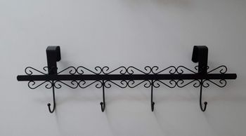 Porte manteaux de porte en métal
