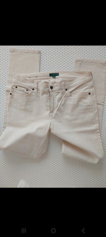 Pantalon femme beige Ralph Lauren