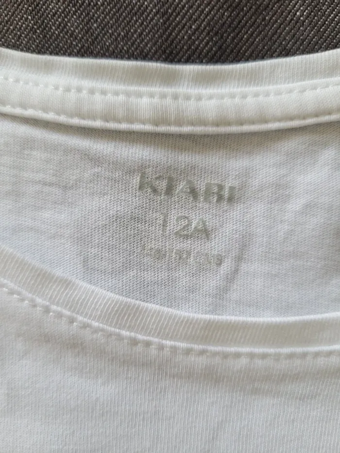 T-shirt MC blanc 12 ans - photo numéro 3