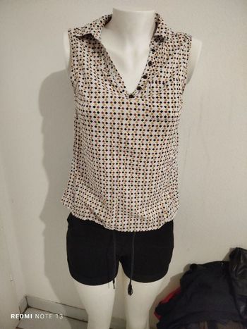 #kytieSfemme. Chemise sans manche taille S