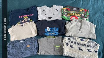 Lot pulls 5 ans ou petit 6 ans