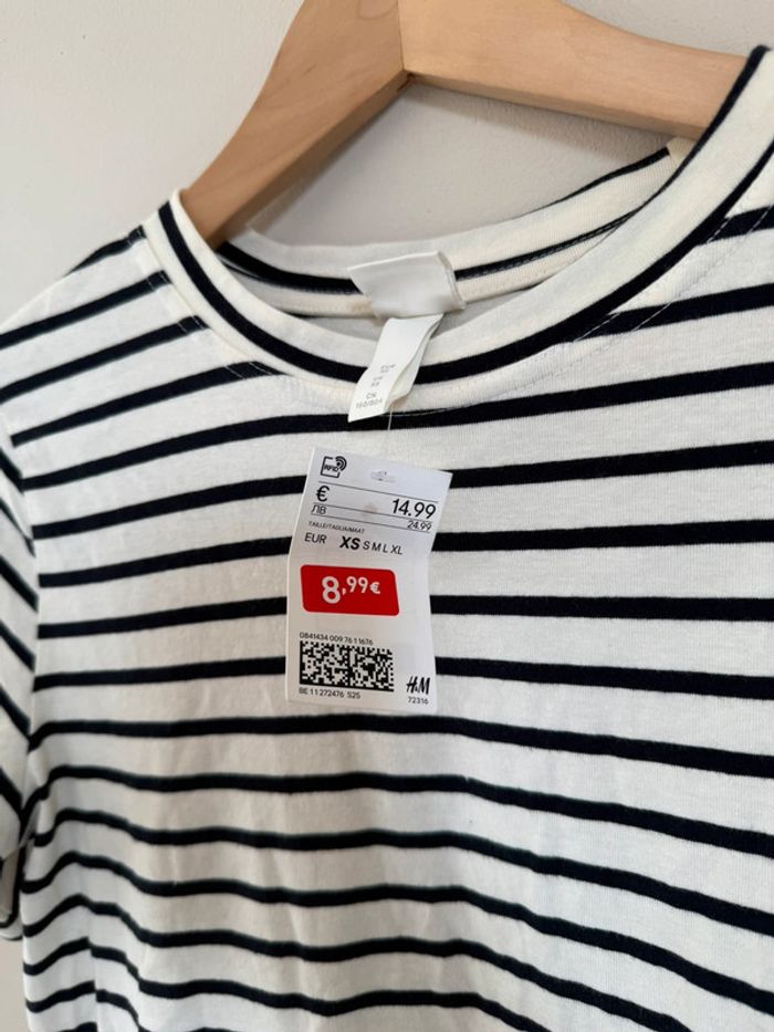 Robe t-shirt marinière - photo numéro 4