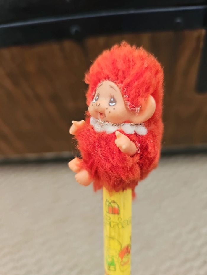 Crayon style monchhichi kiki vintage - photo numéro 7