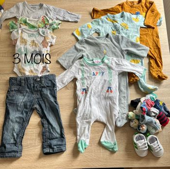 Lot bébé garçon 3 mois