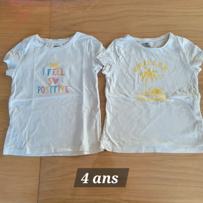 Lot de 2 t shirt
