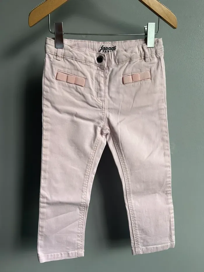 Pantalon rose pale Jacadi fille 36 mois