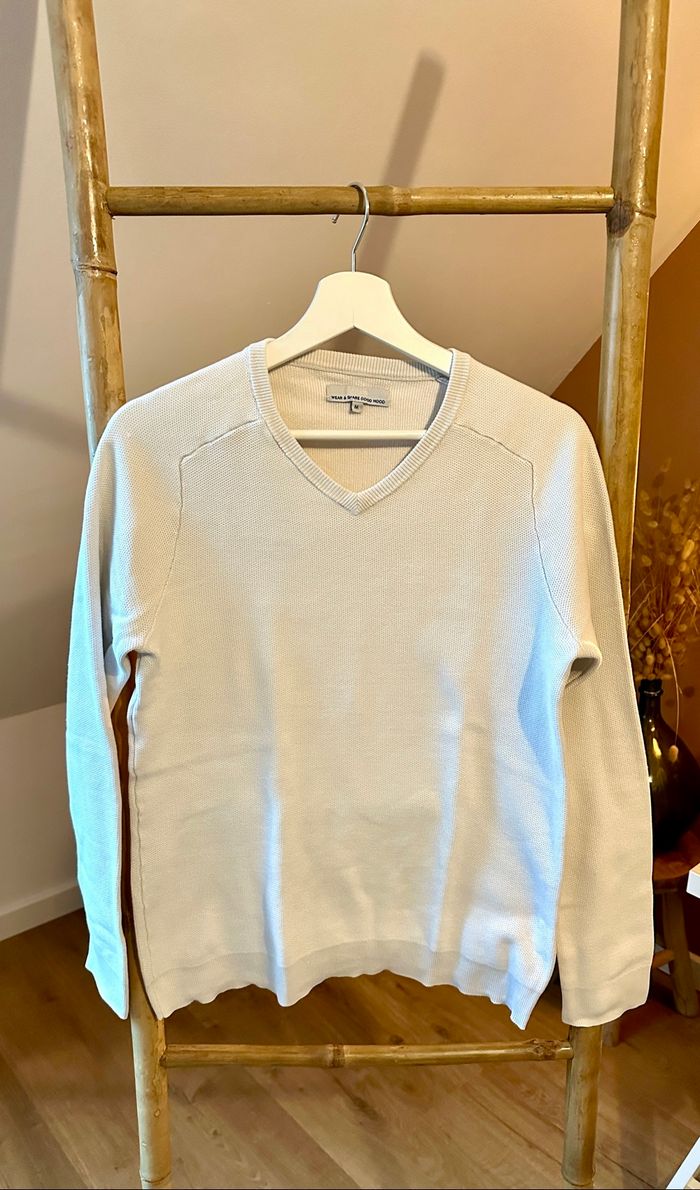 💜 Pull blanc Jules taille M 💜 - photo numéro 2