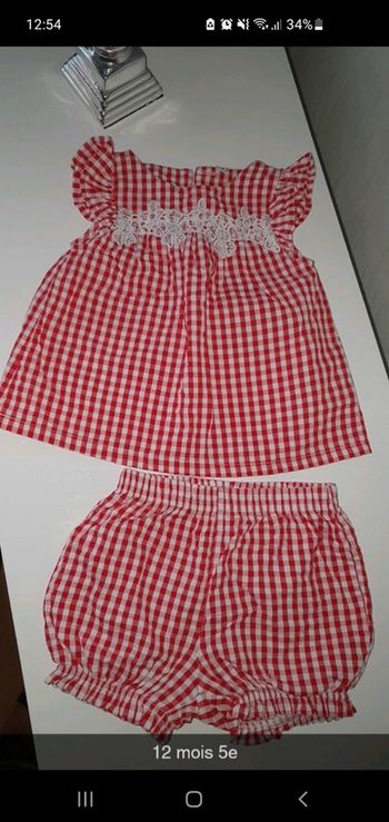 Ensemble top et short