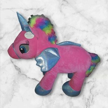 Grosse peluche licorne