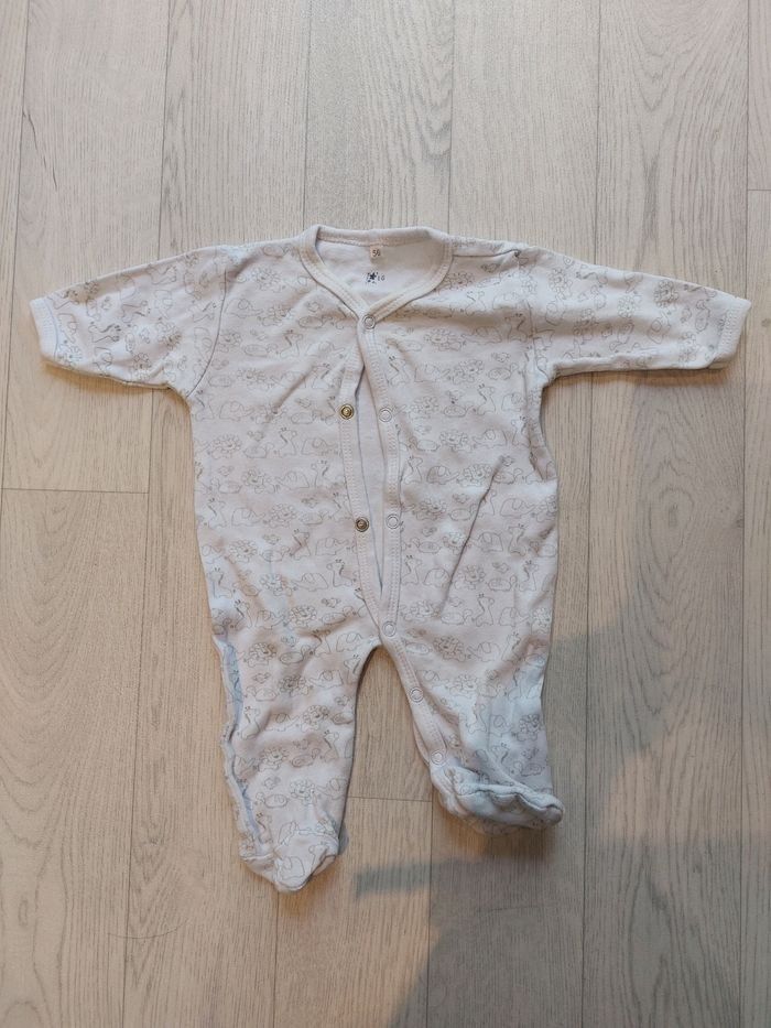 Lot 4 pyjamas 1 pièce coton 1m - photo numéro 6