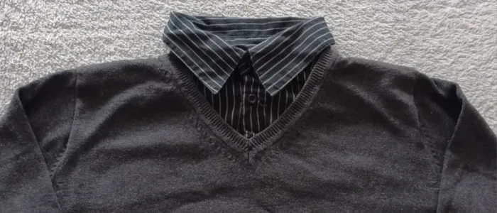 Pull col chemise - photo numéro 2