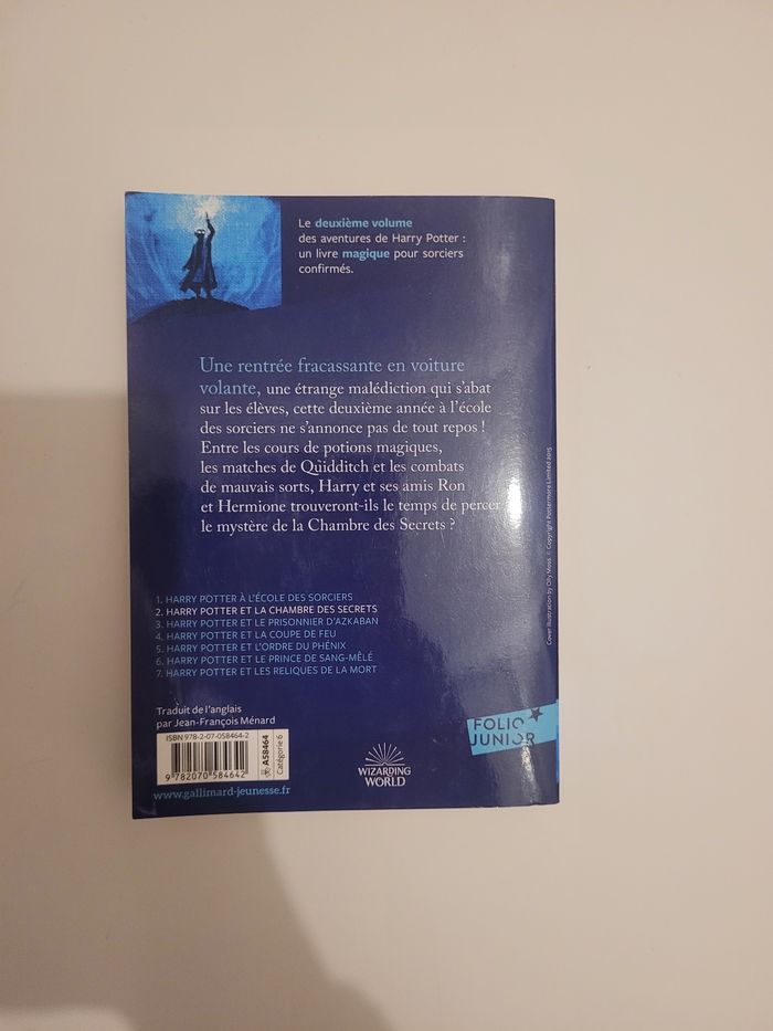 Livre Harry Potter et la chambre des secrets
J.K Rowling - photo numéro 2