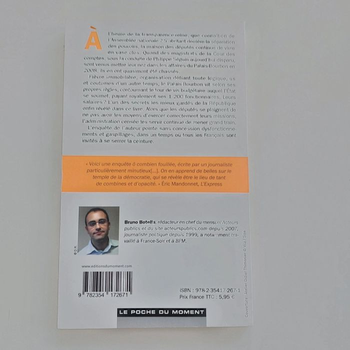 Livre - Petits secrets et grands privilèges de l'Assemblée nationale - photo numéro 2