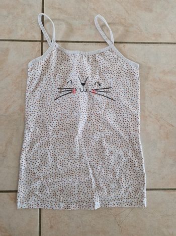 Maillot de corps tee shirt debardeur 8 ans