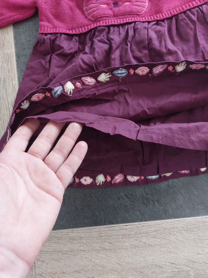 Jolie robe manches longues hiver 👧 Du Pareil au même 9mois - photo numéro 5