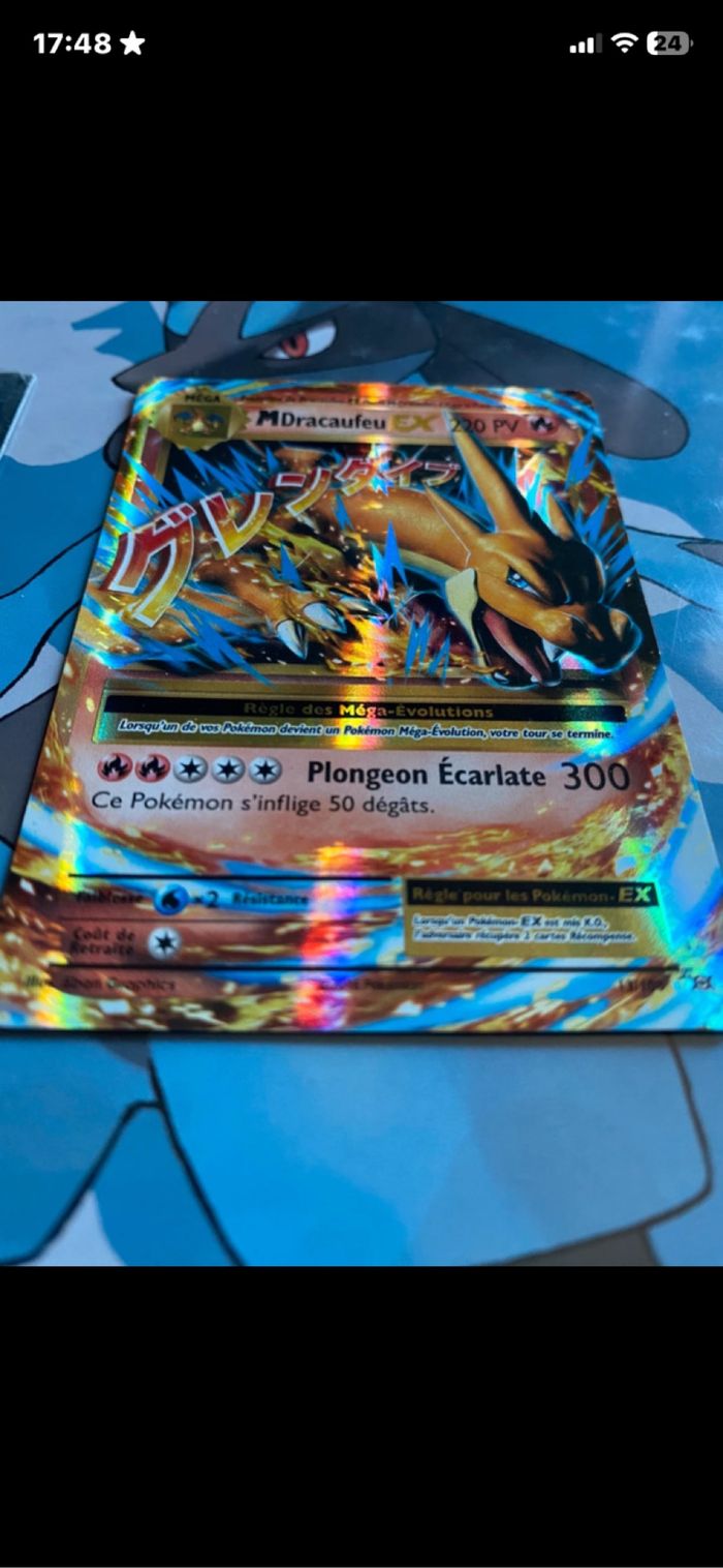 Carte Pokémon M.Dracaufeu ex - photo numéro 2