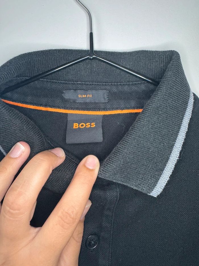 👕 polo homme - Hugo Boss - taille S - très bon état - noir - photo numéro 5