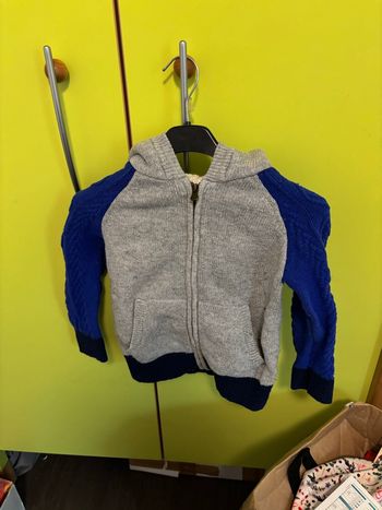 Veste en laine a tresse garçon