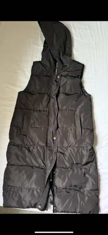 Veste doudoune longue sans manches taille S