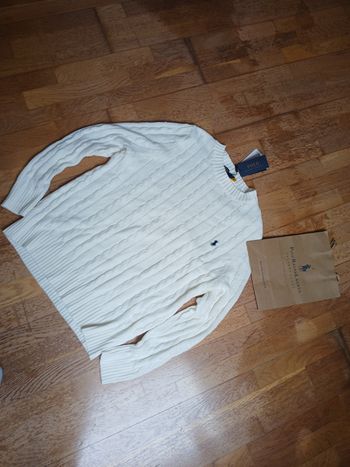 Tricoté blanc rl