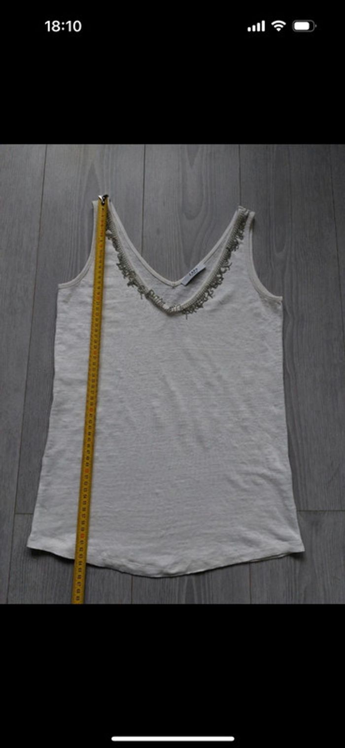 Débardeur 100% lin Zapa taille 0 (34,XS) - photo numéro 6