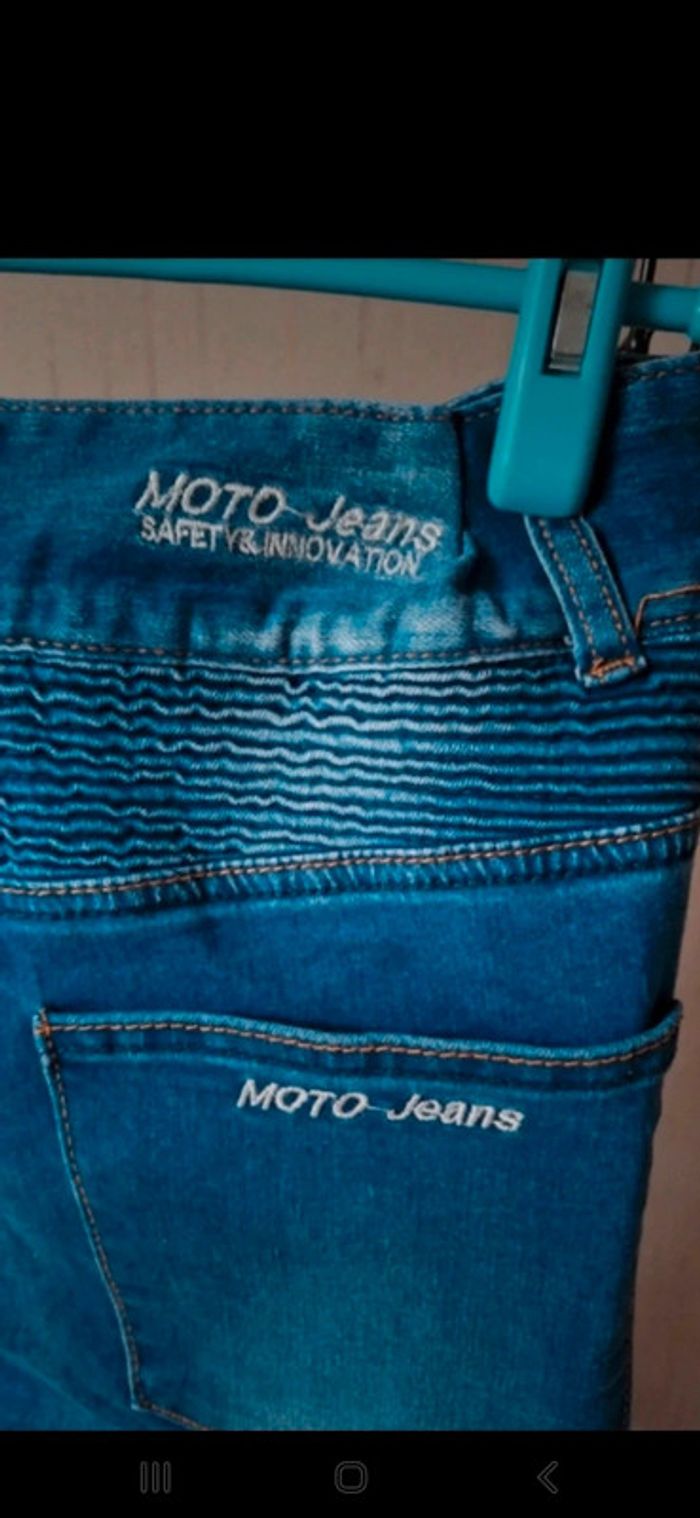 Jean de moto taille S Moto jean avec protections hanches et genoux 👻 - photo numéro 5