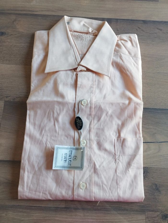 Chemise homme manches longues Emmanuelle Khanh neuve
