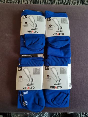 4 paires de chaussettes football Decathlon