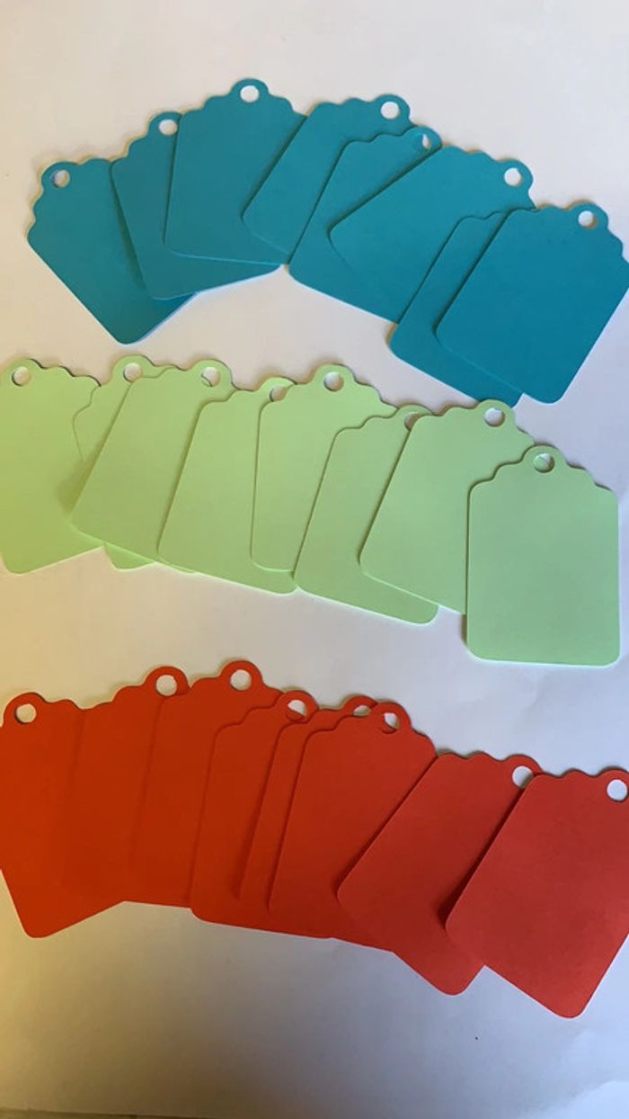 Scrapbooking 6 lots de 8 petites cartes - photo numéro 2