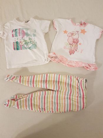 Tenue 3 pièces fille 12 mois