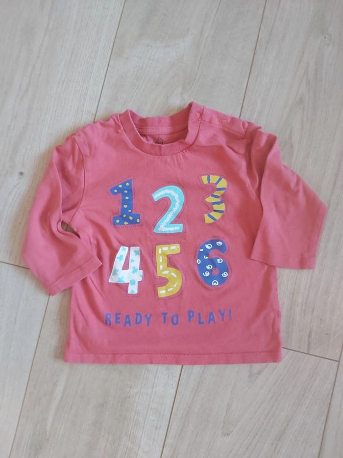 Tee-shirt manches longues garçon Tex 24 mois (78)