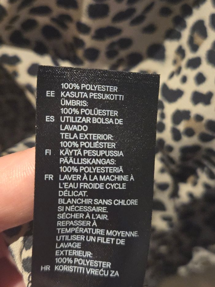 Gilet kimono leopard à franges T.40/42 H&M Divided - photo numéro 8