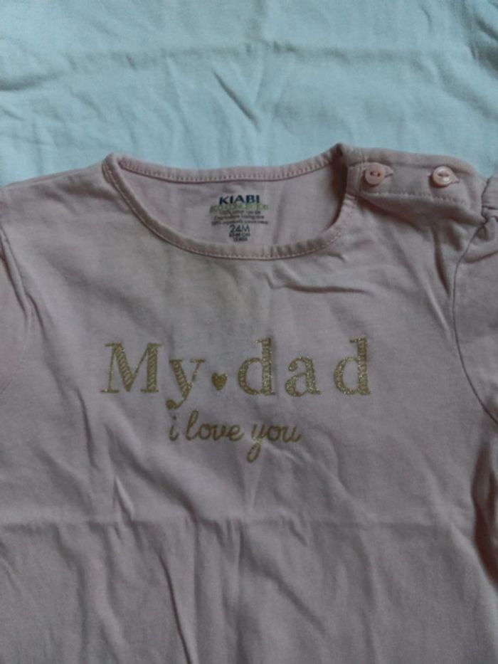 2 tee shirt manche courte kiabi 24mois - photo numéro 2