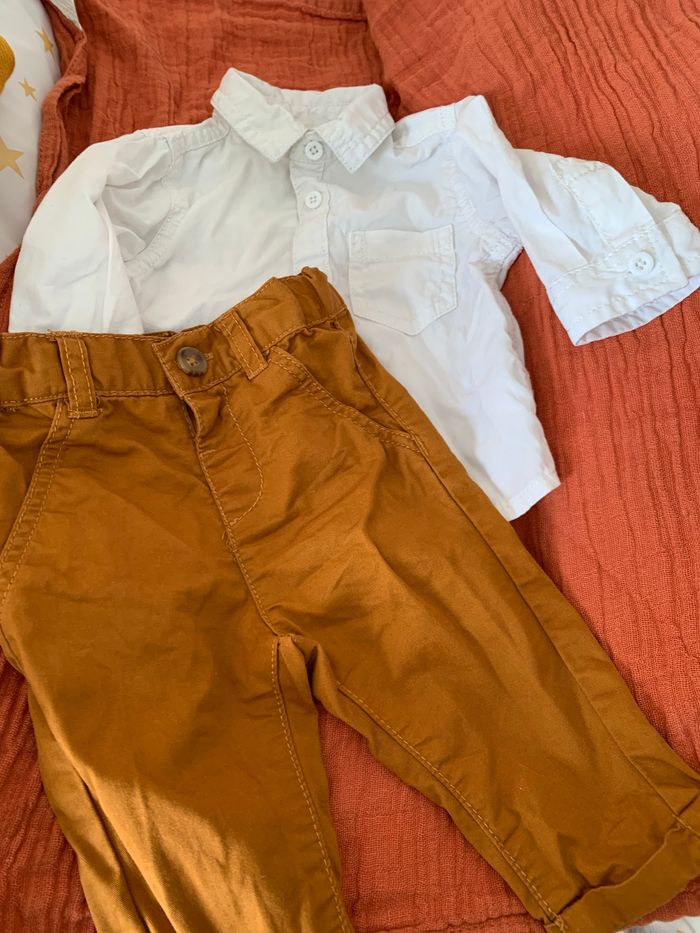 Ensemble jean chino kiabi et chemise Gemo - photo numéro 2