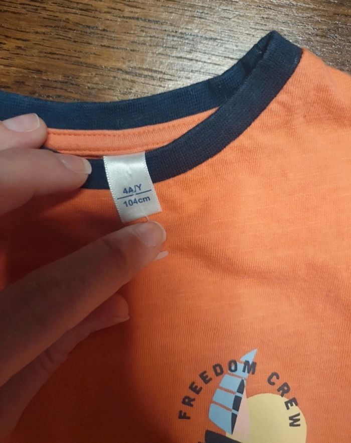T shirt orange - photo numéro 3