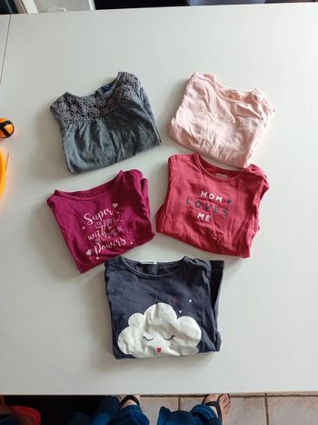Lot de 5 Tee-shirt 24mois