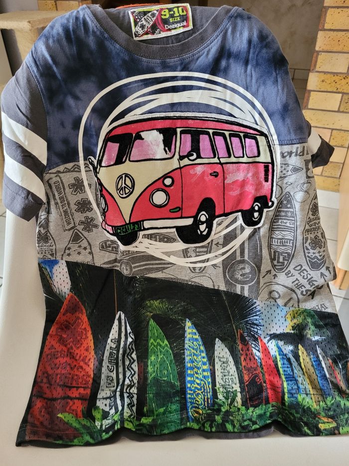 Lot 2 tee-shirts manches courtes garçon Desigual