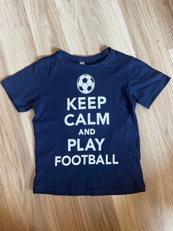 T-shirt 5 ans bleu foot
