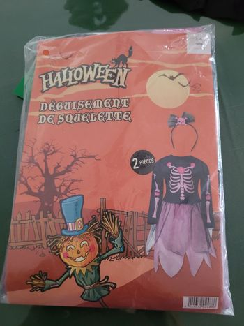 Déguisement squelette 4/6 ans
