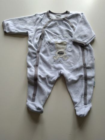 pyjama velours absorba garcon 3 mois