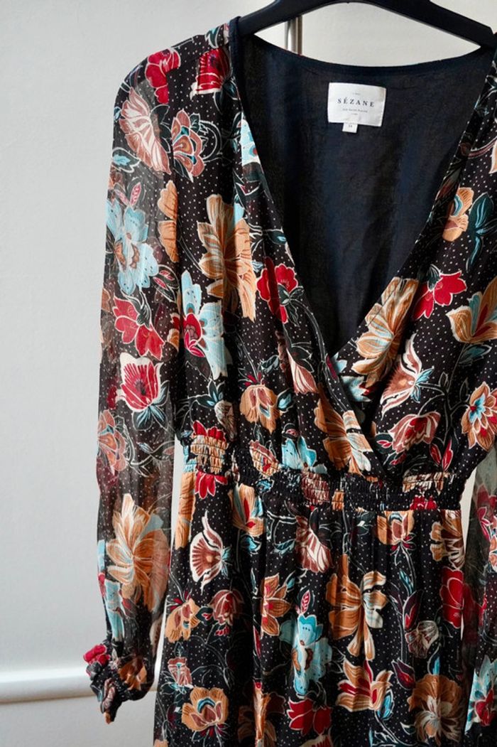 Robe Sézane Titiane imprimés fleuris - photo numéro 3