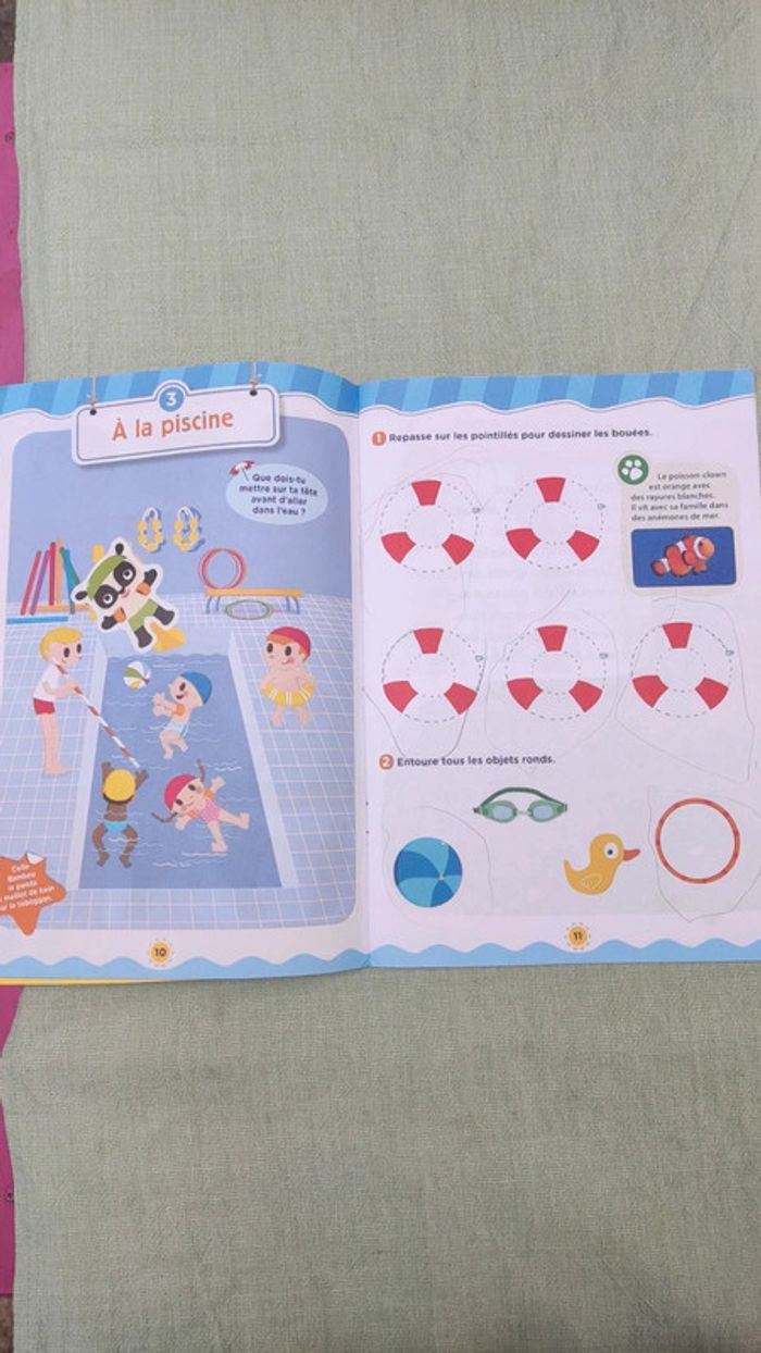 Lot de 2 livres et 1 cahier pour se préparer à l'entrée en maternelle - photo numéro 20