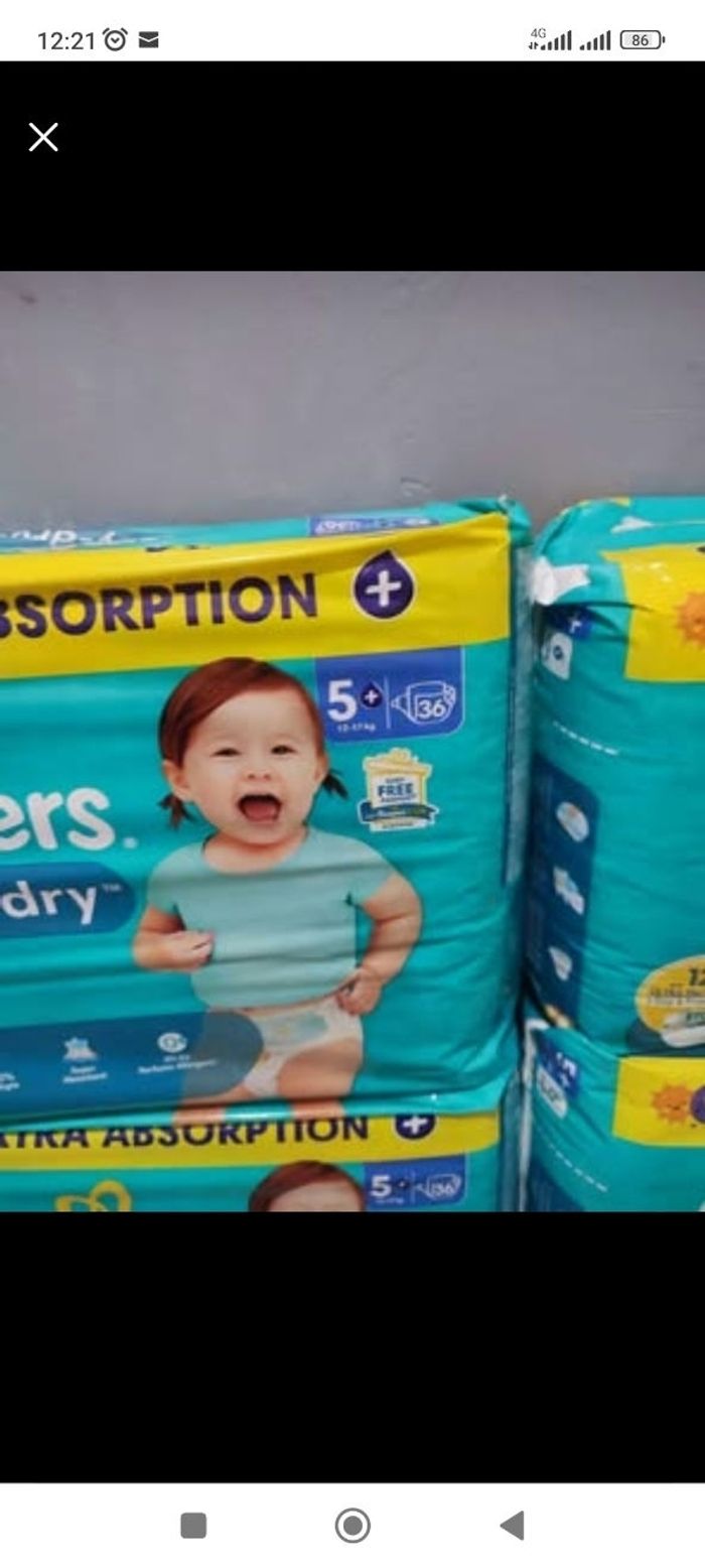 Couche Pampers taille 5+ - photo numéro 2