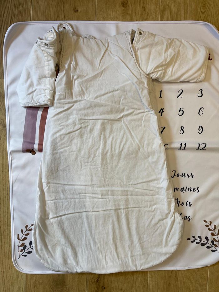 Gigoteuse hiver mixte 0–6 mois – Blanche motif ourson 🧸 - photo numéro 3