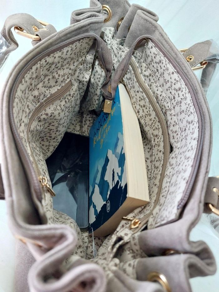 Sac à main medium taupe Flora Co - photo numéro 4