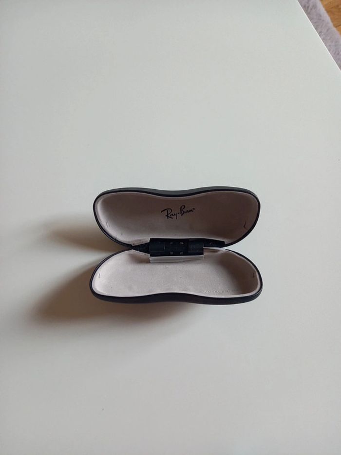 Lunettes de soleil Ray Ban noire unisexe homme femme - photo numéro 9