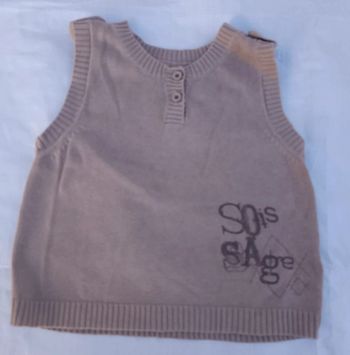 Pull sans manche 18 mois Petit Pirate