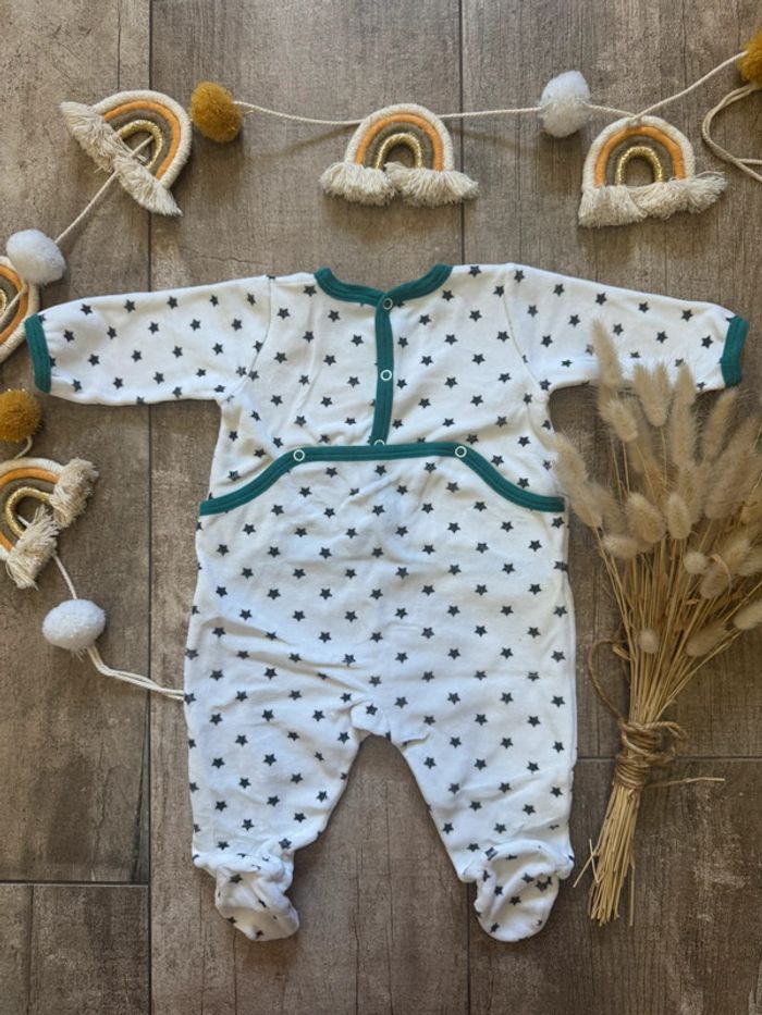 Pyjama petit bateau étoile 3 mois - photo numéro 5