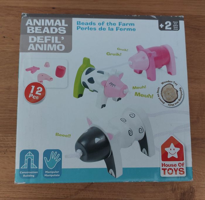 Perles à enfiler animaux / defil animo - photo numéro 3