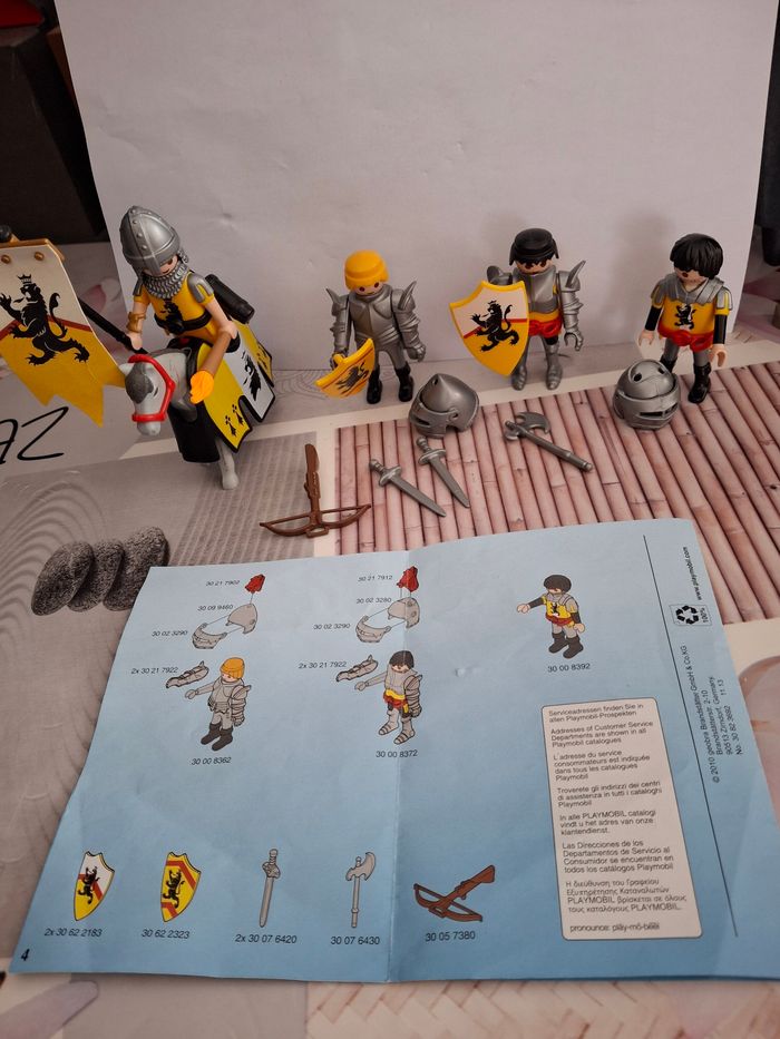 Ensemble playmobil chevaliers - photo numéro 2